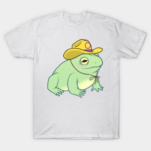 Intersex Pride Cowboy Frog T-Shirt